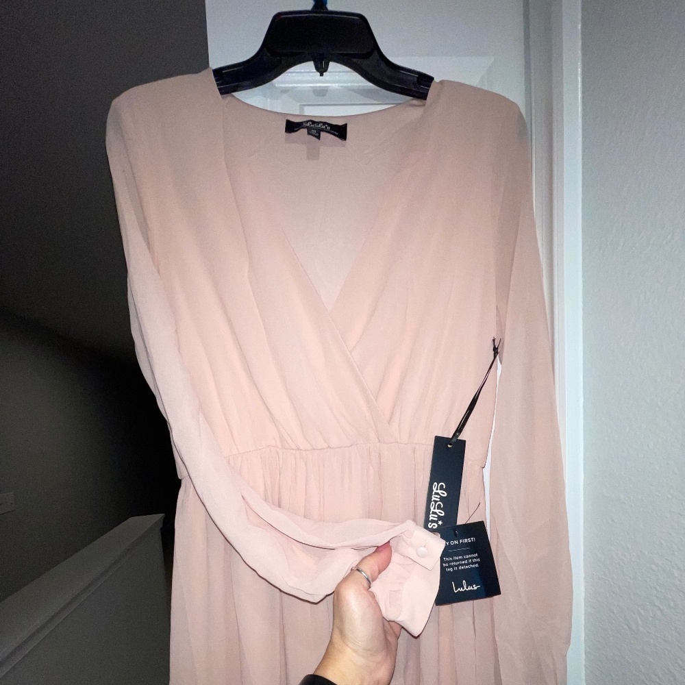 New - Soft pink dress